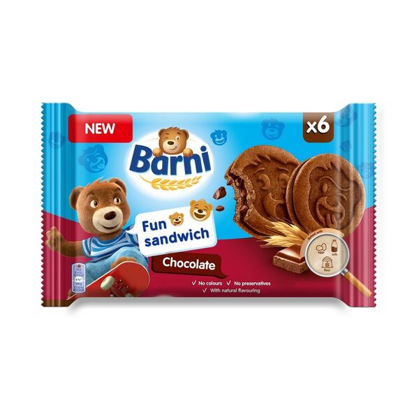 Barni Sandwich Choco 180g