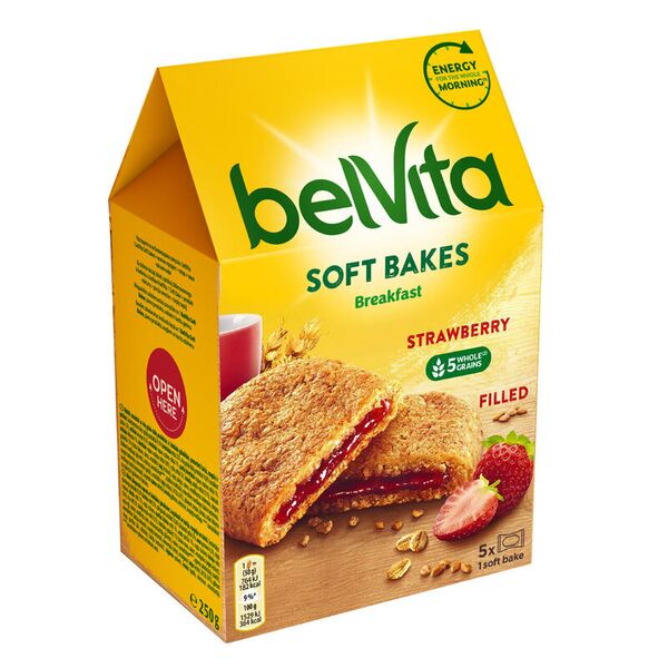 Belvita Strawberry Filling 250g