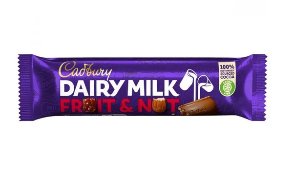 Cadbury Dairy Milk Fruit & Nut Bar 48g