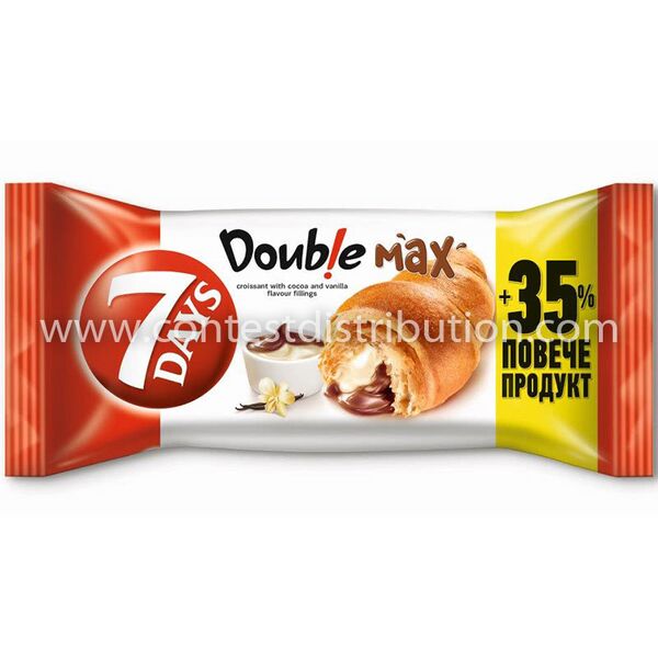 Croissant 7 Days Super Double Cocoa And Vanilla 110 g + 35% Gratis