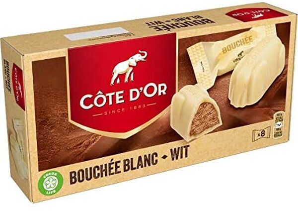 Côte d’Or White Bouchees 8 x 25g