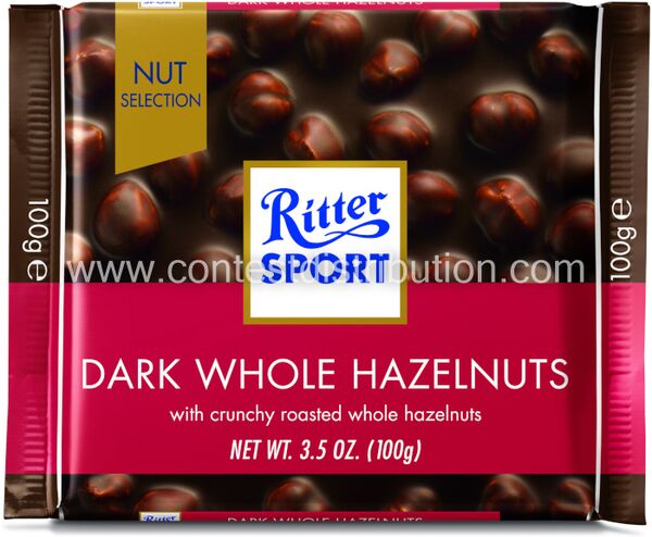 Ritter Sport Dark Whole Hazelnuts 100 g
