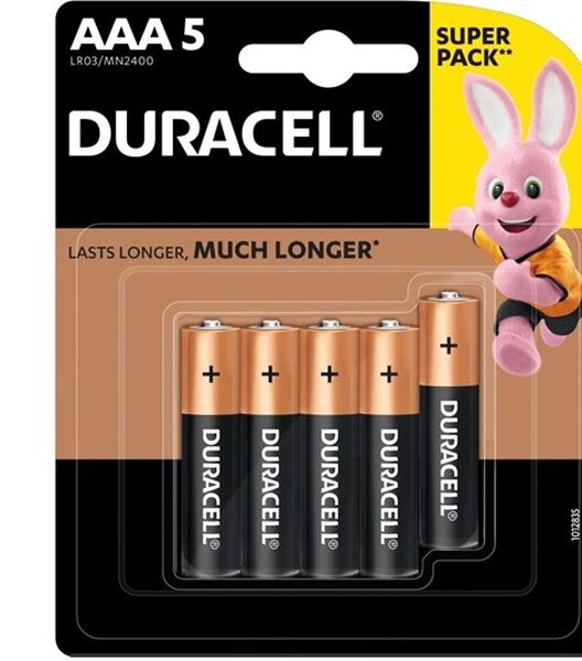 Duracell Battery Basic AAAK 5 NOU