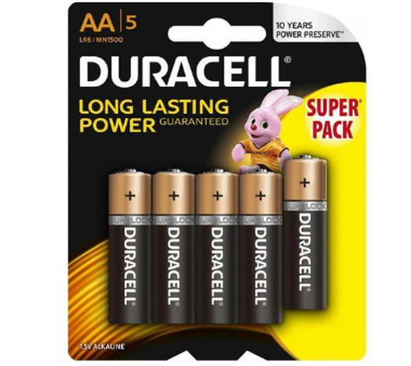 Duracell Battery Basic AAK 5 NOU