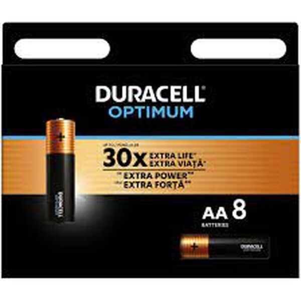 Duracell Battery Optimum AAK 8
