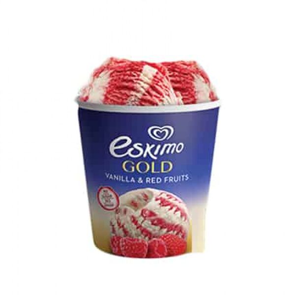 ESKIMO GOLD VANILLA & RED FRUITS NO ADDED SUGAR 220ML