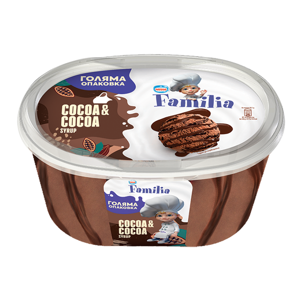 FAMILIA Ice Cream Cocoa & Cocoa Syrup 505g