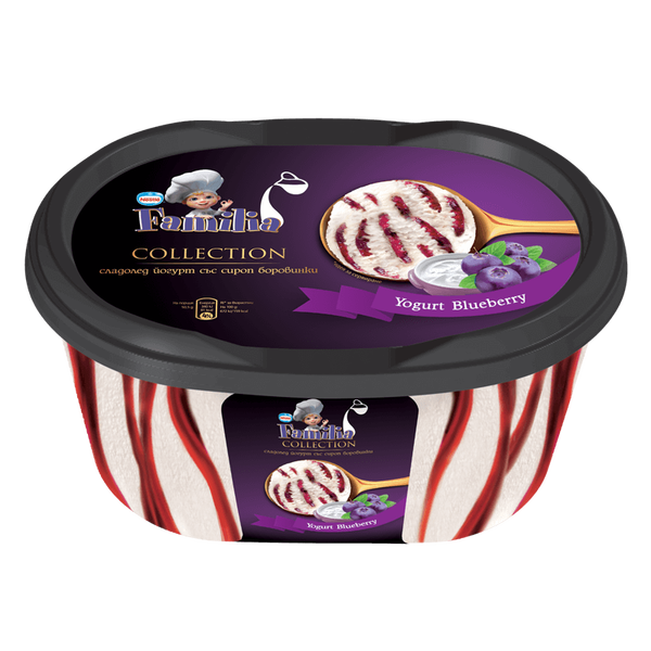 Familia Ice Cream Yogurt & Bluberry Syrup 1L