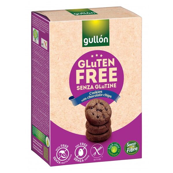 Gullon Cookies de Cacao sin Gluten Caja 200 g
