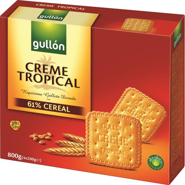 Gullon Creme Tropical Caja 800g
