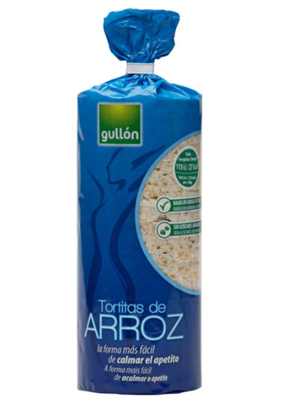 Gullon Tortitas de Arroz Paquete 130 g