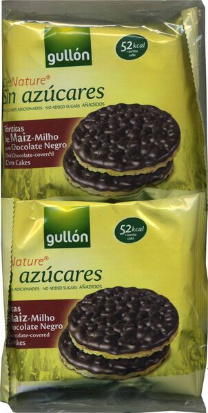 Gullon Tortitas Maíz Choco Negro D.N. P-4 100 g