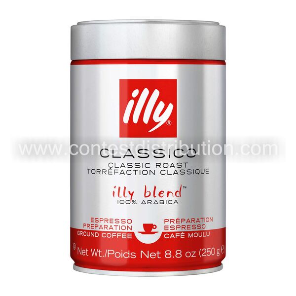 Illy Ground Coffee Classico 125 g  TIN