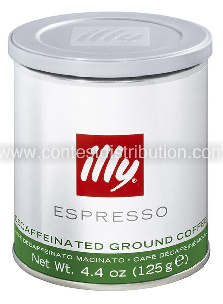 Illy Ground Coffee  Decaffeinato 125 g TIN