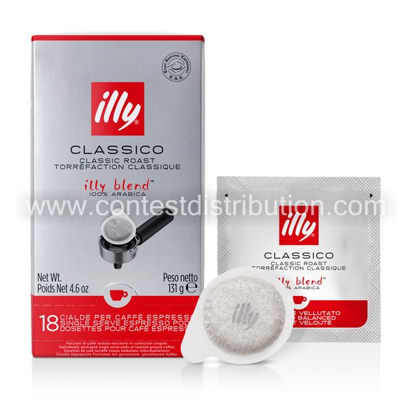 Illy Single Serving Coffee Roasting Media pods 131 g