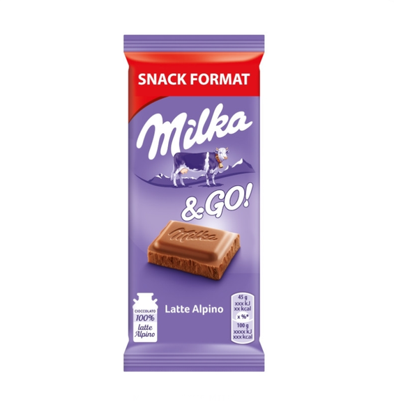 Milka & GO! Alpine Milk 45g