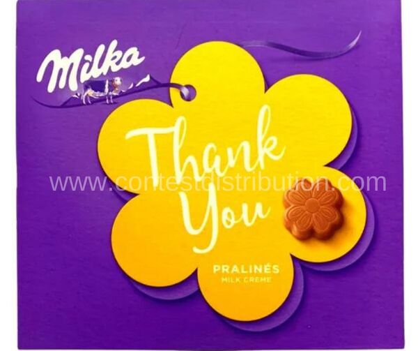 Milka Pralines Thank you Milk Cream 110g
