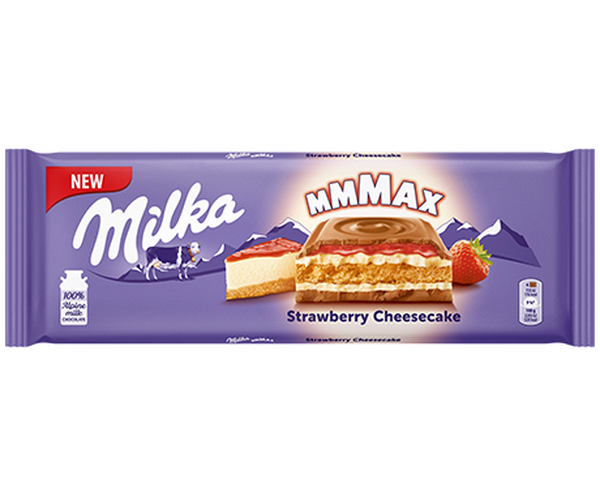 Milka Strawberry Cheesecake 300g