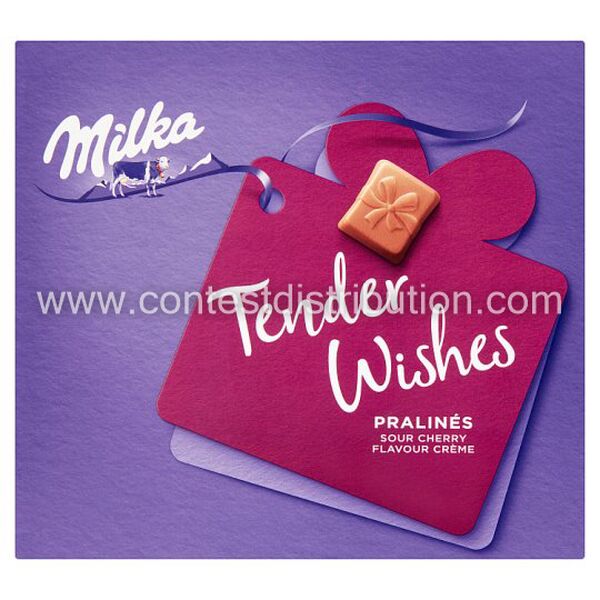 Milka Tender Wishes 110g Sour Cherry