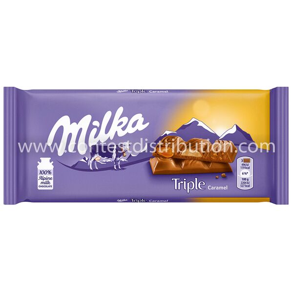 Milka Triple Caramel 90 g