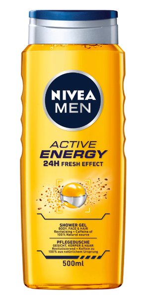 Nivea Shower Gel Men Active Energy 500ml