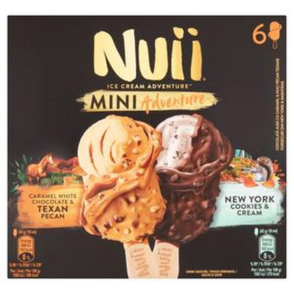 NUII Texan Pecan +New York Cookies 6x55ml