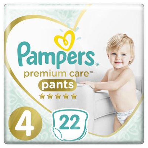 PAMPERS 4 PC PANTS 9-15KG CP(22)