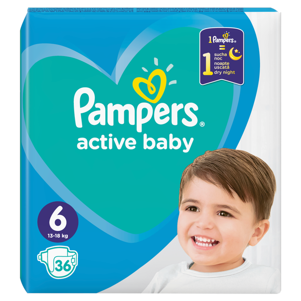 PAMPERS 6 AB 13-18KG VP(36)