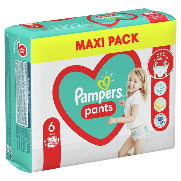 PAMPERS 6 PANTS ACTIVE BABY 15+KG VPP(36)