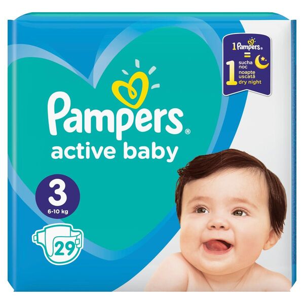 Pampers Act Baby CP NO.3  29 pcs