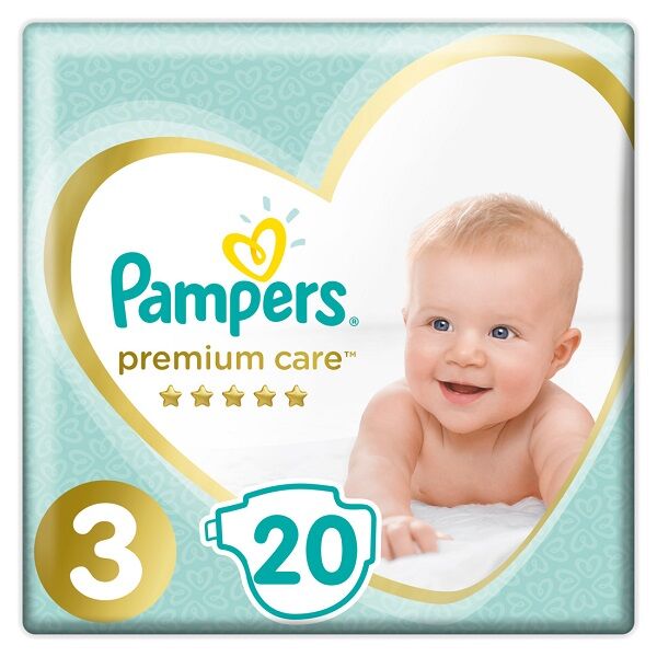 PAMPERS PREMIUM CARE 3 MIDI SP(20)