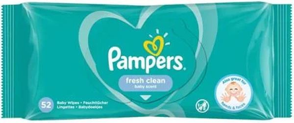 Pampers Wipes Fresh Clean 52pcs
