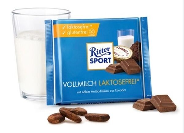 Ritter Sport Milk chocolate lactose free 100 g