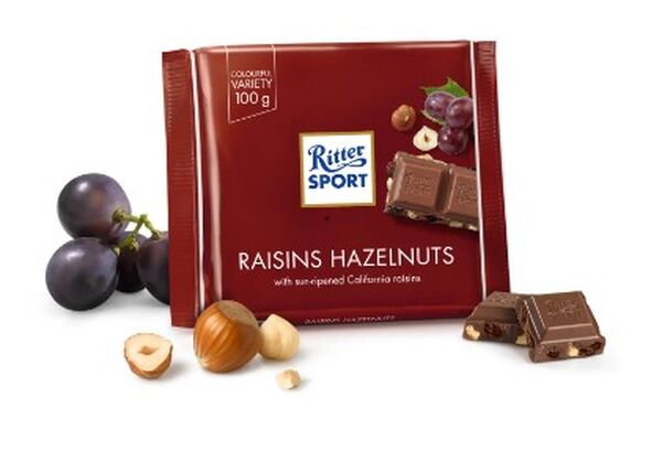 Ritter Sport Raisins & Hazelnuts 100 g