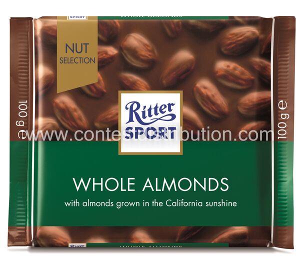 Ritter Sport Whole Almonds 100 g
