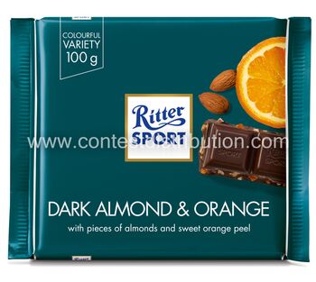 Ritter Sport Almond Orange 100 g