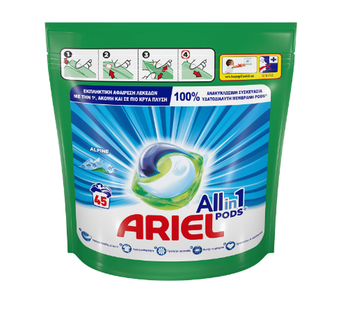Ariel Pods Set Alpine 45pcs