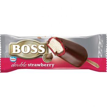 BOSS Ice Cream DOUBLE Strawberry 78g