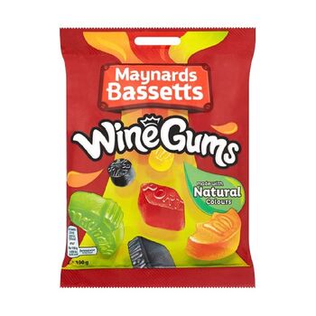Cadbury Mbass Wine Gums Bag 190g