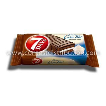 Cake Bar 7 Days Vanilla Glazed 32 g, 16 pcs/disp