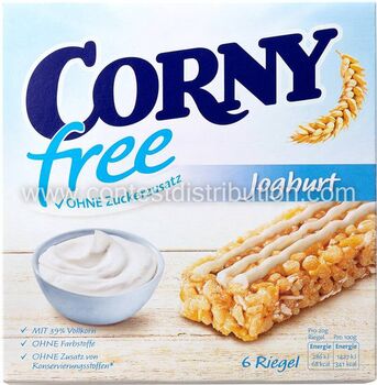 Corny Joghurt Sugar Free 6x20 g