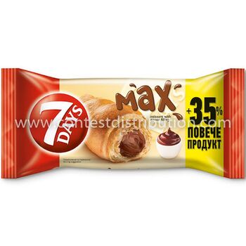 Croissant 7 Days Max Cocoa 80 g + 35% Gratis