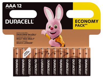 Duracell Battery Basic AAAK 12