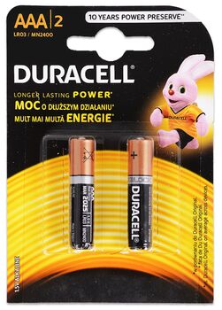 Duracell Battery Basic AAAK2