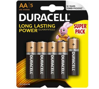 Duracell Battery Basic AAK 5 NOU