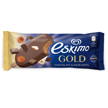 ESKIMO GOLD CHOCOLATE & HAZELNUTS STICK 125ML