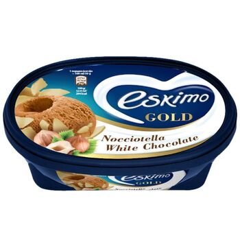 ESKIMO GOLD NOCCIOTELLA WITH WHITE CHOCOLATE 900ML/450G