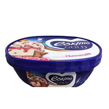 ESKIMO GOLD STRAWBERRY CHEESECAKE 900ML/450G