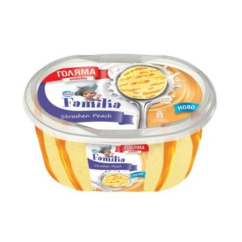 FAMILIA Ice Cream Strashen Peach 505g