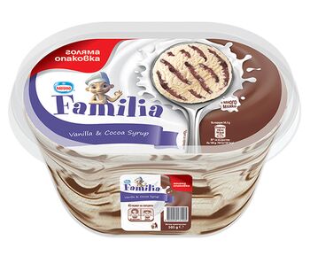 FAMILIA Ice Cream Vanilla & Cocoa Syrup 505g